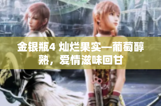金银瓶4 灿烂果实—葡萄醇熟，爱情滋味回甘