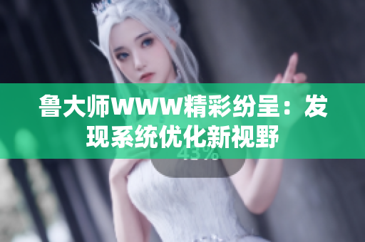 鲁大师WWW精彩纷呈：发现系统优化新视野