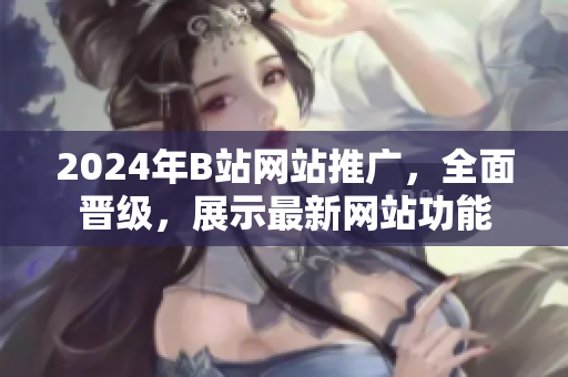 2024年B站网站推广，全面晋级，展示最新网站功能