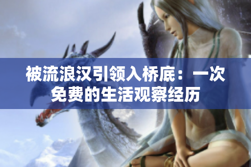 被流浪汉引领入桥底：一次免费的生活观察经历