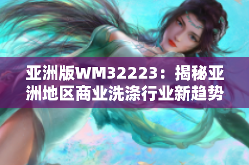 亚洲版WM32223：揭秘亚洲地区商业洗涤行业新趋势，尽揽全球目光