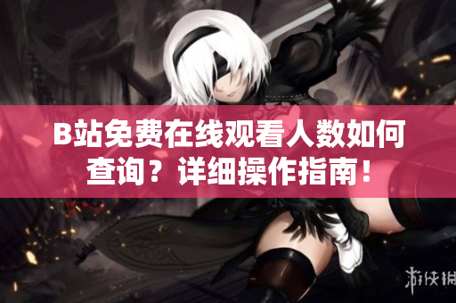 B站免费在线观看人数如何查询？详细操作指南！