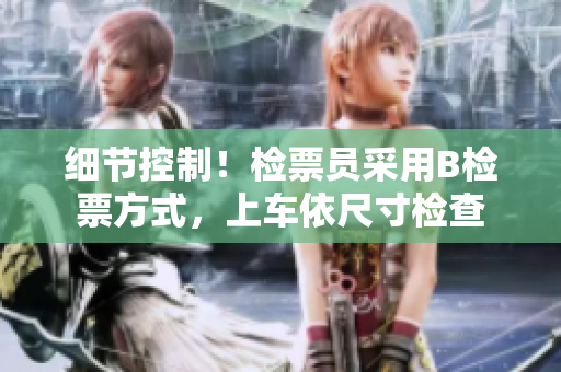 细节控制！检票员采用B检票方式，上车依尺寸检查