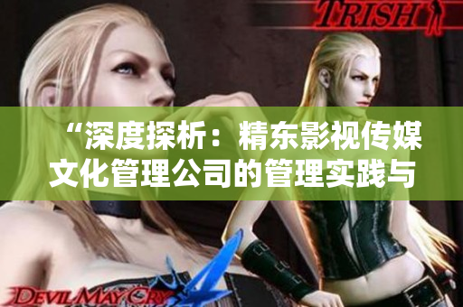 “深度探析：精东影视传媒文化管理公司的管理实践与文化塑造”