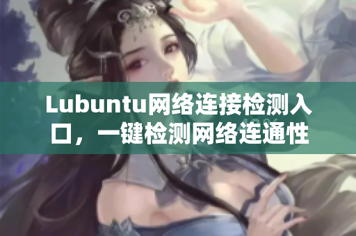 Lubuntu网络连接检测入口，一键检测网络连通性