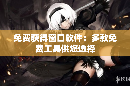 免费获得窗口软件：多款免费工具供您选择