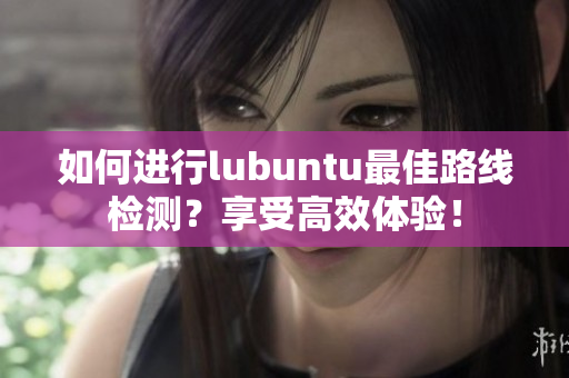 如何进行lubuntu最佳路线检测？享受高效体验！