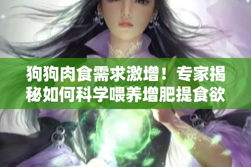 狗狗肉食需求激增！专家揭秘如何科学喂养增肥提食欲