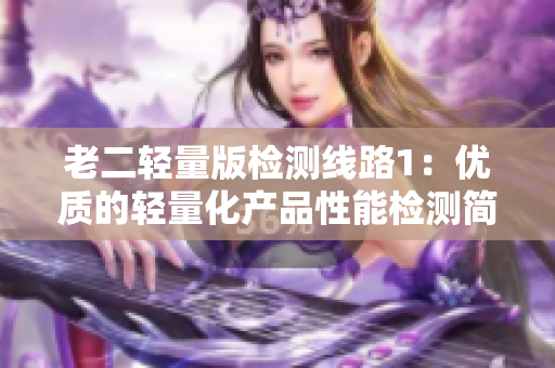 老二轻量版检测线路1：优质的轻量化产品性能检测简介