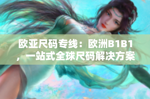 欧亚尺码专线：欧洲B1B1，一站式全球尺码解决方案