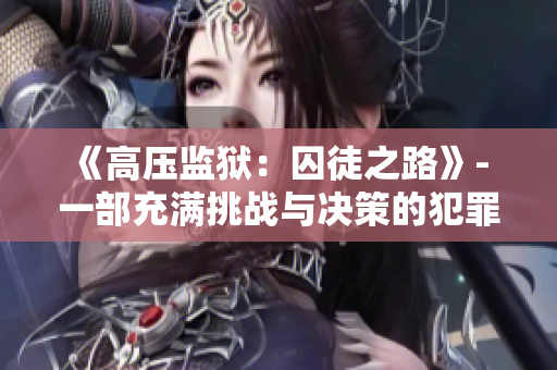 《高压监狱：囚徒之路》- 一部充满挑战与决策的犯罪惊悚剧