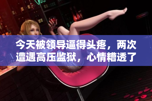 今天被领导逼得头疼，两次遭遇高压监狱，心情糟透了