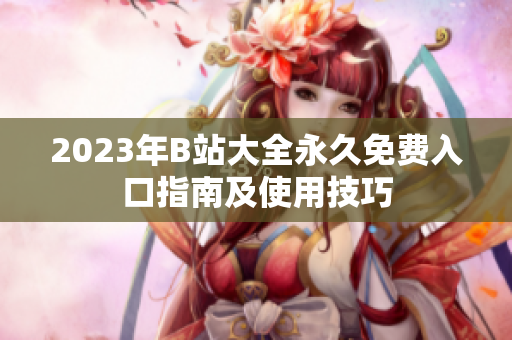 2023年B站大全永久免费入口指南及使用技巧