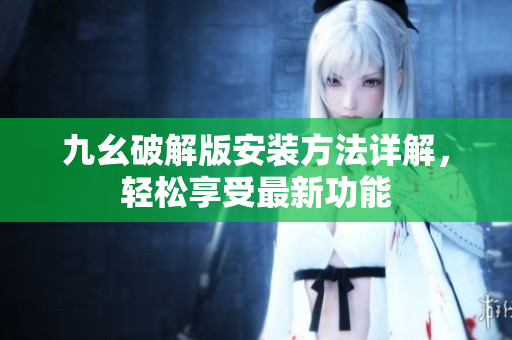 九幺破解版安装方法详解，轻松享受最新功能