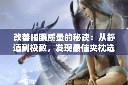 改善睡眠质量的秘诀：从舒适到极致，发现最佳夹枕选择