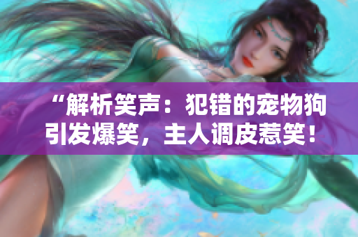 “解析笑声：犯错的宠物狗引发爆笑，主人调皮惹笑！”