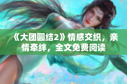 《大团圆结2》情感交织，亲情牵绊，全文免费阅读