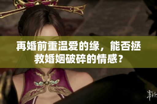 再婚前重温爱的缘，能否拯救婚姻破碎的情感？