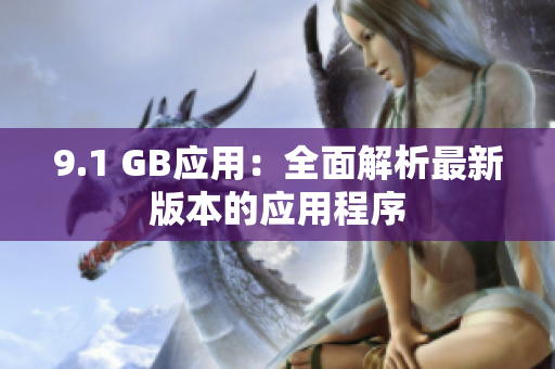 9.1 GB应用：全面解析最新版本的应用程序
