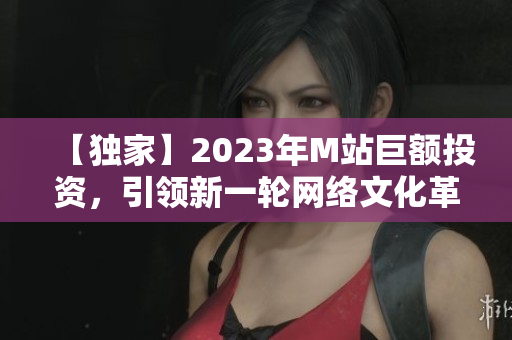 【独家】2023年M站巨额投资，引领新一轮网络文化革命