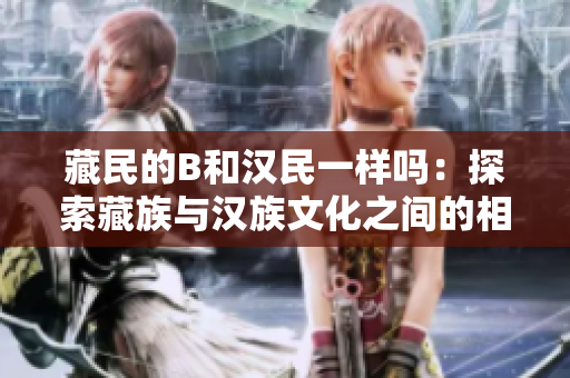 藏民的B和汉民一样吗：探索藏族与汉族文化之间的相似与差异