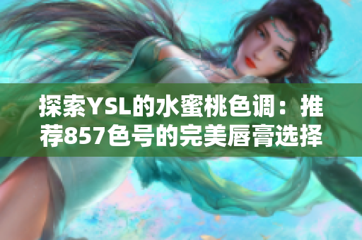探索YSL的水蜜桃色调：推荐857色号的完美唇膏选择