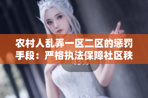 农村人乱弄一区二区的惩罚手段：严格执法保障社区秩序