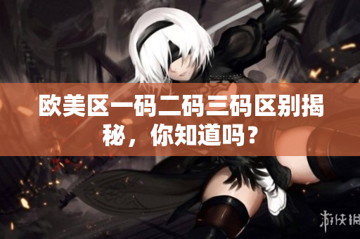 欧美区一码二码三码区别揭秘，你知道吗？