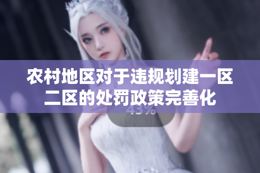 农村地区对于违规划建一区二区的处罚政策完善化