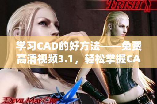 学习CAD的好方法——免费高清视频3.1，轻松掌握CAD技巧