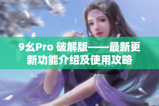 9幺Pro 破解版——最新更新功能介绍及使用攻略