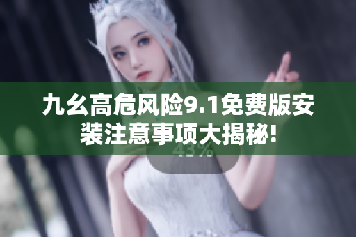 九幺高危风险9.1免费版安装注意事项大揭秘!
