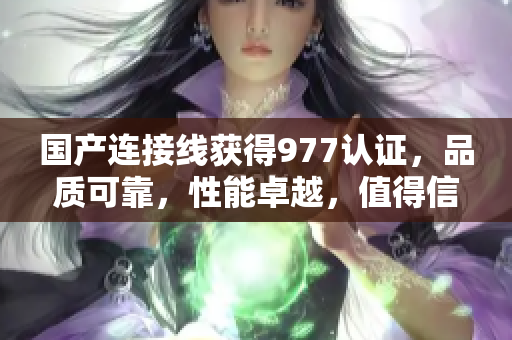 国产连接线获得977认证，品质可靠，性能卓越，值得信赖