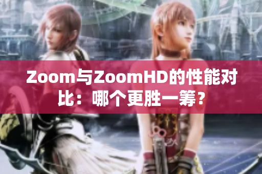 Zoom与ZoomHD的性能对比：哪个更胜一筹？