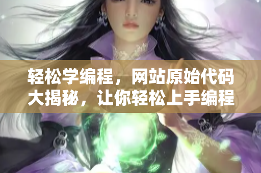 详细阅读:轻松学编程,网站原始代码大揭秘,让你轻松上手编程技巧,速速掌握! 轻松学编程,网站原始代码大揭秘,让你轻松上手编程技巧,速速掌握!