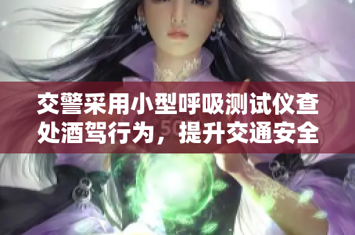 交警采用小型呼吸测试仪查处酒驾行为，提升交通安全监管效能