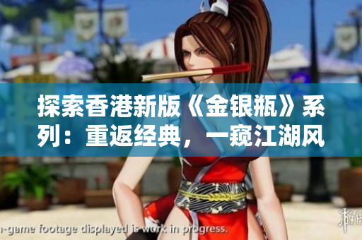 探索香港新版《金银瓶》系列：重返经典，一窥江湖风云
