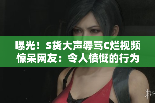 曝光！S货大声辱骂C烂视频惊呆网友：令人愤慨的行为引发公愤