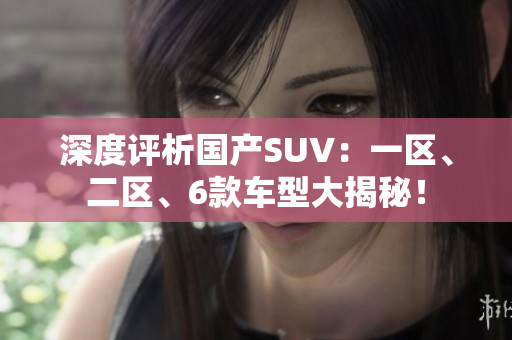 深度评析国产SUV：一区、二区、6款车型大揭秘！