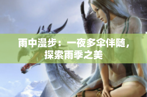 雨中漫步：一夜多伞伴随，探索雨季之美
