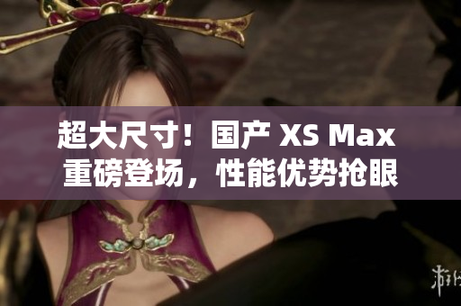 超大尺寸！国产 XS Max 重磅登场，性能优势抢眼