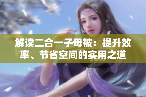 解读二合一子母被：提升效率、节省空间的实用之道