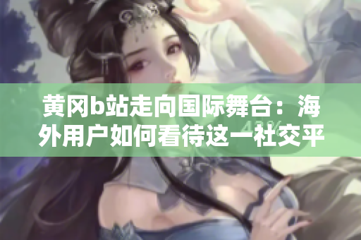 黄冈b站走向国际舞台：海外用户如何看待这一社交平台？