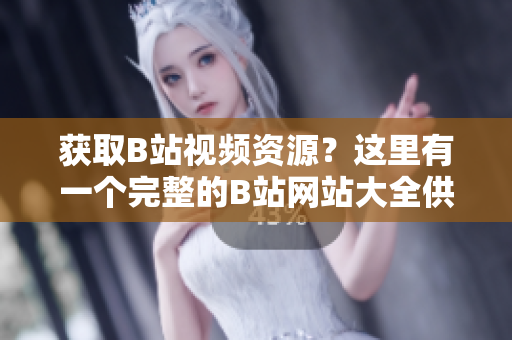 获取B站视频资源？这里有一个完整的B站网站大全供您下载。
