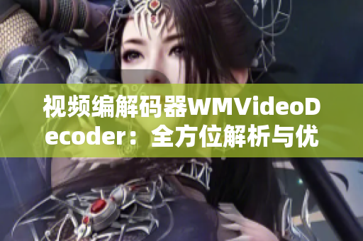 视频编解码器WMVideoDecoder：全方位解析与优化
