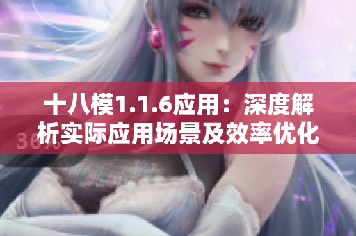 十八模1.1.6应用：深度解析实际应用场景及效率优化技巧