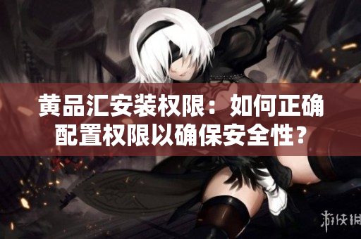 黄品汇安装权限：如何正确配置权限以确保安全性？