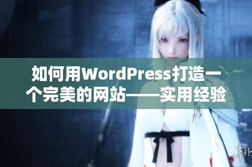 如何用WordPress打造一个完美的网站——实用经验分享