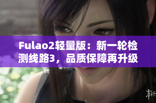 Fulao2轻量版：新一轮检测线路3，品质保障再升级