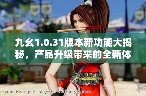 九幺1.0.31版本新功能大揭秘，产品升级带来的全新体验揭秘